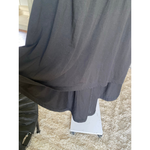 Shein Curve High Low Dress Black Casual Summer Wedding Boho Comfy Feminine Party - Picture 6 of 7